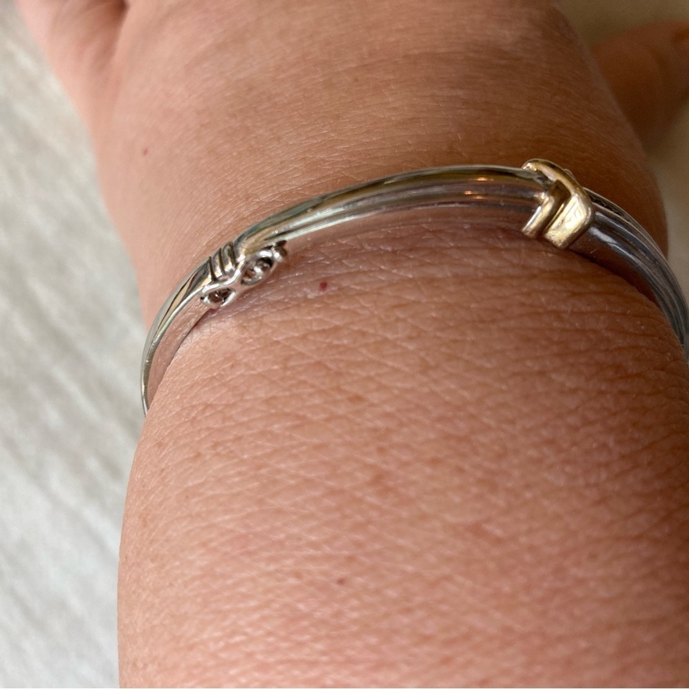 Diamonds 1/5ctw Sterling Silver 925 Spring‎ Hinged Bracelet Safety Clasp X - Picture 5 of 14